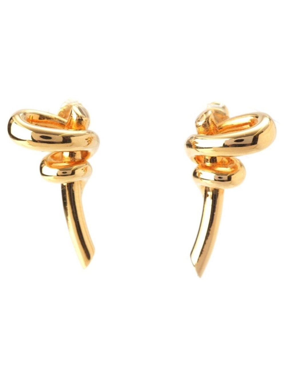 Fendi Filo Twist Earrings Gold